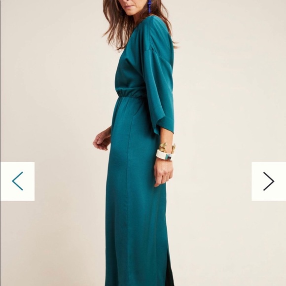 Anthropologie Dresses & Skirts - Anthropologie Teal Maxi Dress